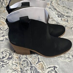 Toms Black Ankle Booties